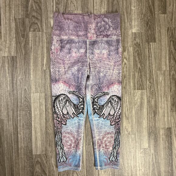 Evolution & Creation EVCR Boho Elephant Mandala Leggings Activewear Women - Picture 1 of 6
